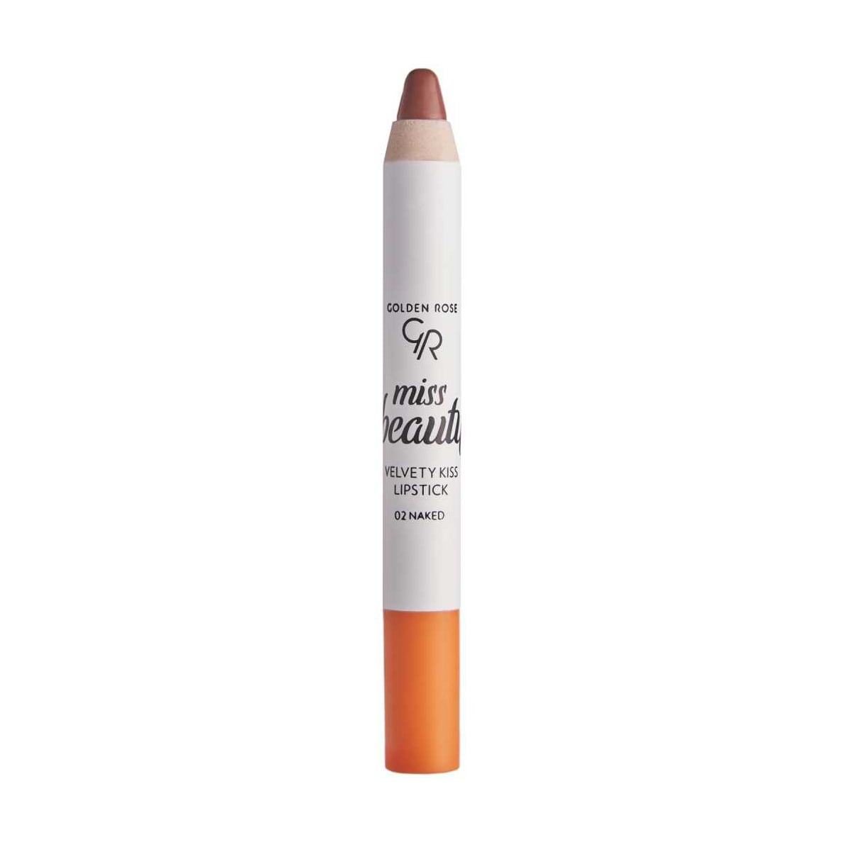 Помада-олівець для губ Golden Rose Miss Beauty Velvety Kiss Lipstick 02 Naked, 3.5 г